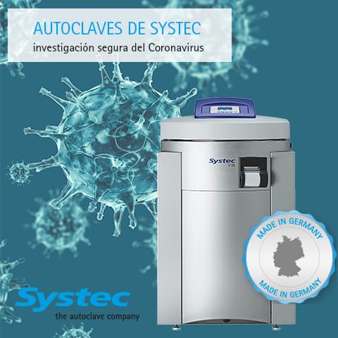 Investigación segura del Coronavirus autoclaves